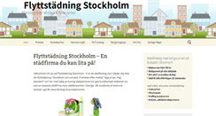 Desktop Screenshot of flyttstadningstockholm.se