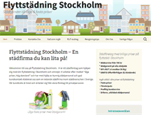 Tablet Screenshot of flyttstadningstockholm.se